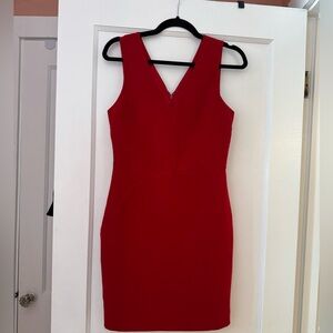Banana Republic Vibrant Red Mini Dress